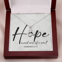 Load image into Gallery viewer, Anchor Necklace for Women Inspirational Necklace Motivational Necklace Christmas Gifts for Christians Hebrews 6:19 Gift Hebrews 6 19

