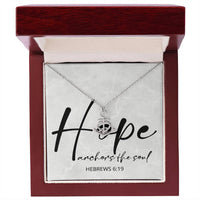 Load image into Gallery viewer, Anchor Necklace for Women Inspirational Necklace Motivational Necklace Christmas Gifts for Christians Hebrews 6:19 Gift Hebrews 6 19
