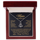 Mom Anchor Necklace – Mother's Day Gift from Daughter, Thank You Necklace for Mom, Single Mom Gift
