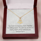 Anniversary Anchor Necklace With Emotional Message Card Gift For Partner Spouse Wife Husband Girlfriend Boyfriend Best Friend Motivational Inspirational