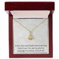 Annivesary Necklace for Wife With Message Valentine's Day Birthday Christmas Anchor Pendant for Women Girlfriend Friendship Best Friend Motivational Inspirational