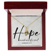 Load image into Gallery viewer, Anchor Necklace for Women Inspirational Necklace Motivational Necklace Christmas Gifts for Christians Hebrews 6:19 Gift Hebrews 6 19
