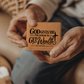 Deuteronomy 8:18 Leather Wallet for Men - God Gives You Power to Get Wealth - Christian Money Blessing Gift