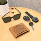 Anniversary Wallet for Him - Husband Genuine Leather Wallet