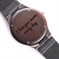 Engraved Wood Watch for Husband  Boyfriend Him, Anniversary Watch for Men