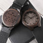 To My Dad Watch - Dad Birthday Gifts from Daughter - For Fathers Day Christmas - Engraved Wood Watch