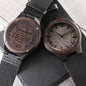To My Grandpa Watch - Grandfather Birthday Gifts from Grandson for Christmas - Engraved Wood Watch