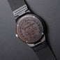 To My Grandpa Watch - Grandfather Birthday Gifts from Grandson for Christmas - Engraved Wood Watch