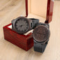 To My Future Husband Watch - Future Husband Gifts for Birthday Christmas - Engraved Wood Watch