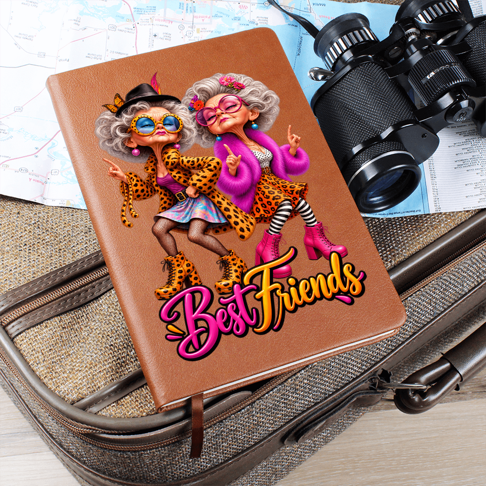 Best Friend Journal for Women - Funny Bestie Gifts for Her - Cute Friendship Notebook with Lined Pages