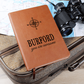 Burford Journal - Personalized Gifts for Men - Custom Name Leather Notebooks for Him