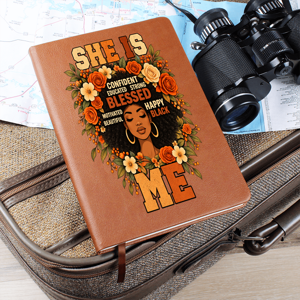 Black Women Affirmation Journal - She Is Blessed Notebook - African American Women Empowerment Gifts