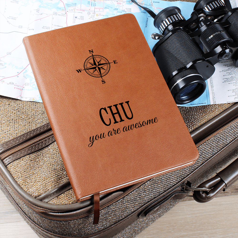 Chu Notebook - Personalized Leather Journal for Him