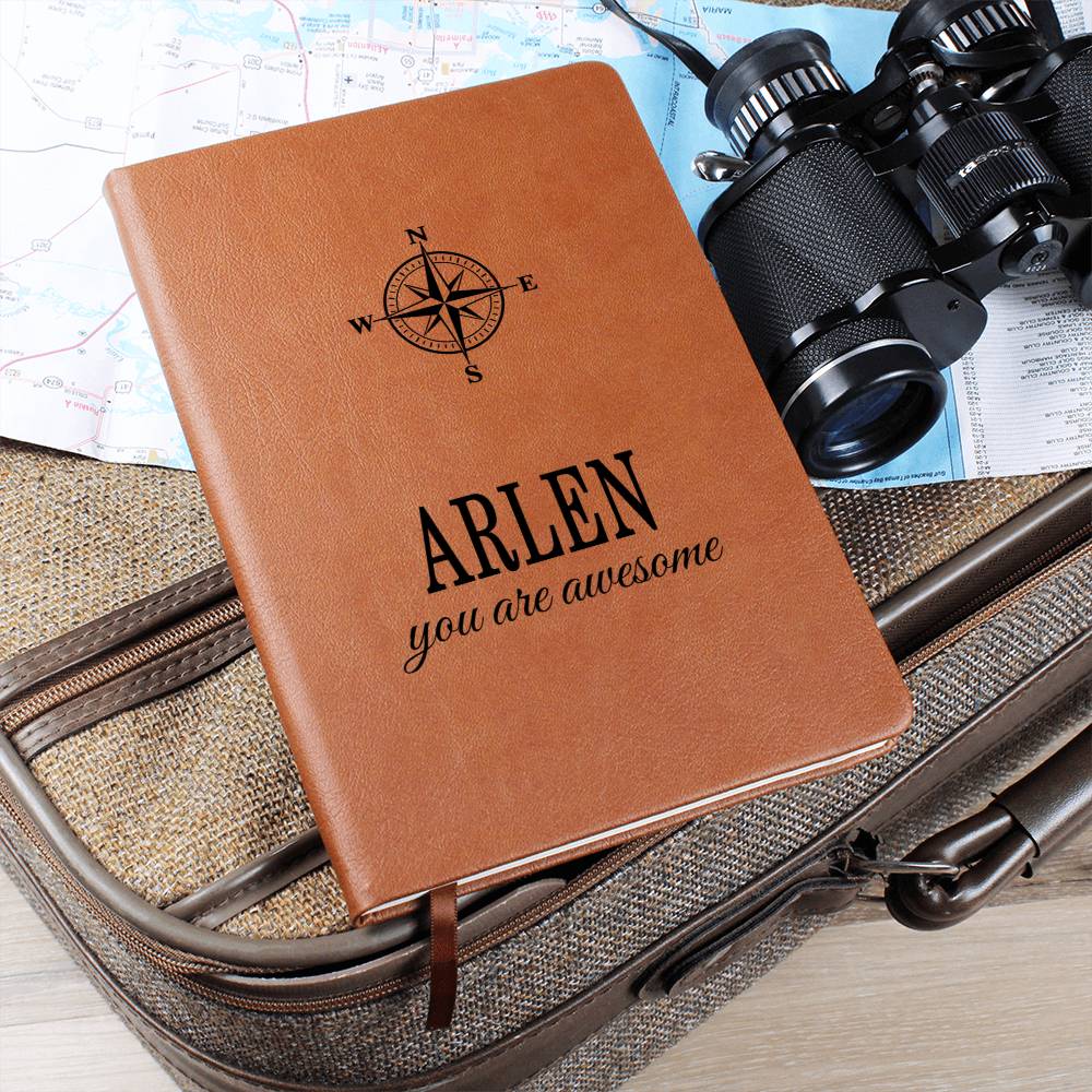 Arlen Journal - Personalized Leather Journal Custom Name