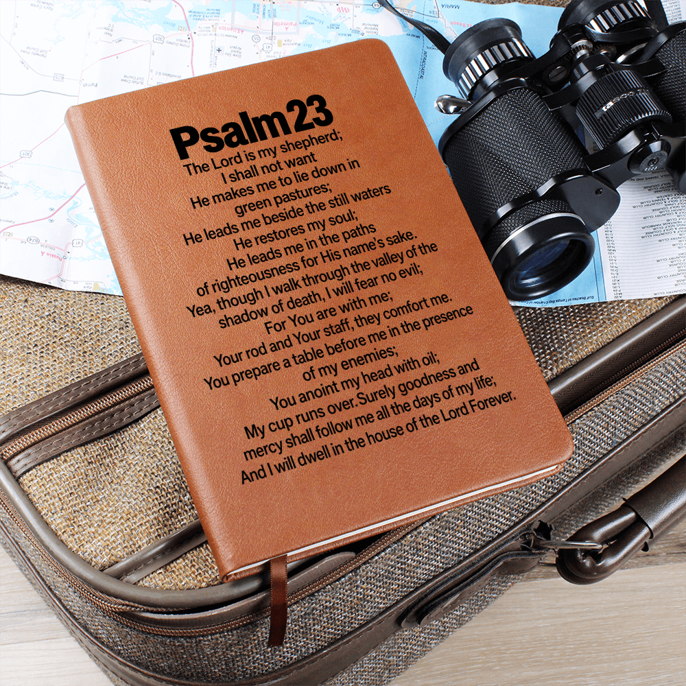 Psalm 23 Scripture Journal - The Lord Is My Shepherd Bible Verse Notebook - Christian Faith Gift