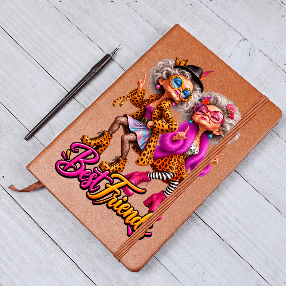 Best Friend Journal for Women - Funny Bestie Gifts for Her - Cute Friendship Notebook with Lined Pages