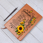 To My Granddaughter Sunflower Journal - Inspirational Notebook for Granddaughter - Sentimental Keepsake