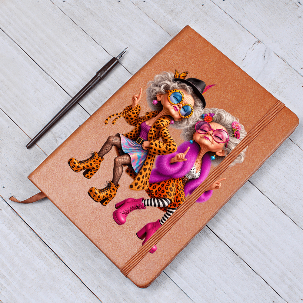 Journal for Women - Gifts for Best Friends Funny - Best Friend Birthday Gifts for Her - Leather Journal