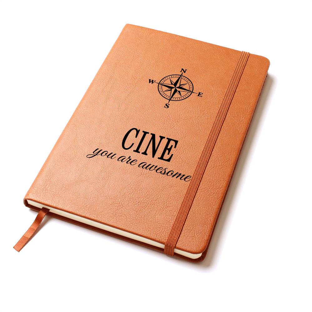 Cine Notebook - Personalized Leather Journal Men