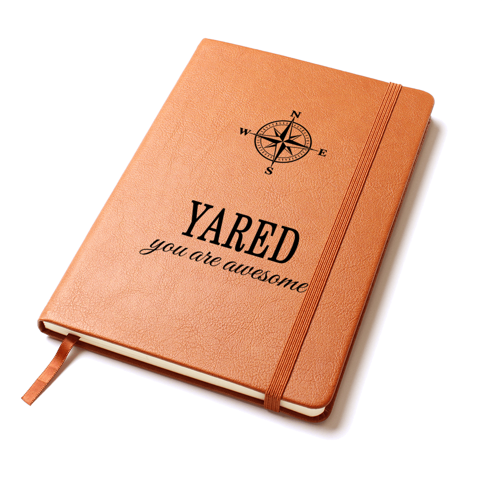 Yared Journal - Personalized Leather Notebook for Men