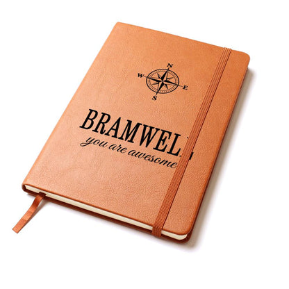 Bramwell Journal - Personalized Gifts for Men - Custom Name Leather Notebooks for Him