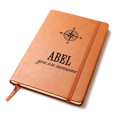 Abel Notebook - Personalized Leather Journal Men