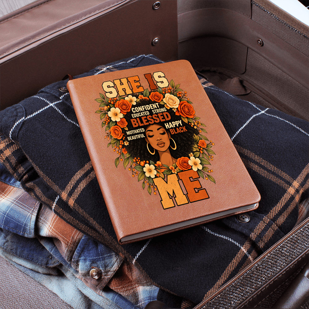 Black Women Affirmation Journal - She Is Blessed Notebook - African American Women Empowerment Gifts