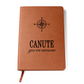 Canute Journal - Personalized Leather Journal with Name - Custom Notebook for Men