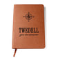 Twedell Journal - Personalized Gifts for Men - Custom Name Leather Notebooks for Him