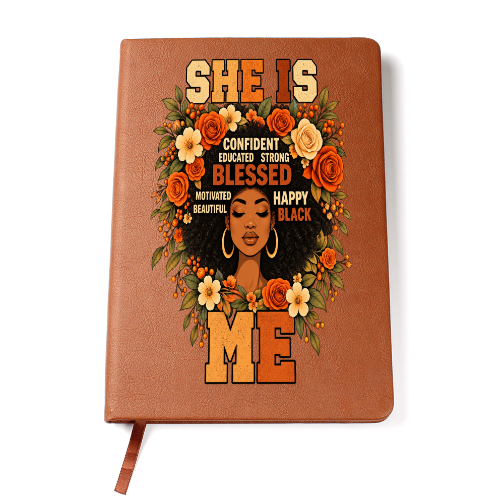 Black Women Affirmation Journal - She Is Blessed Notebook - African American Women Empowerment Gifts