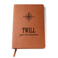 Twill Journal - Personalized Leather Journal Custom Name