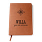 Willa Journal - Personalized Leather Journal Custom Name