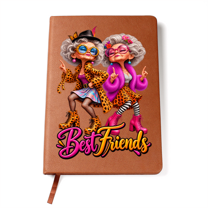 Best Friend Journal for Women - Funny Bestie Gifts for Her - Cute Friendship Notebook with Lined Pages