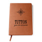 Tutton Journal - Personalized Leather Journal with Name - Custom Notebook for Men