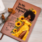 African American Gifts for Women - Black Women Friendship Gifts - To My Amazing Friend Sunflower Journal