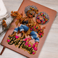 Gifts for Black Women - African American Women Journal - Best Friends Leather Notebook