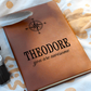 Theodore Journal - Personalized Gifts for Men - Custom Name Leather Notebook for Him