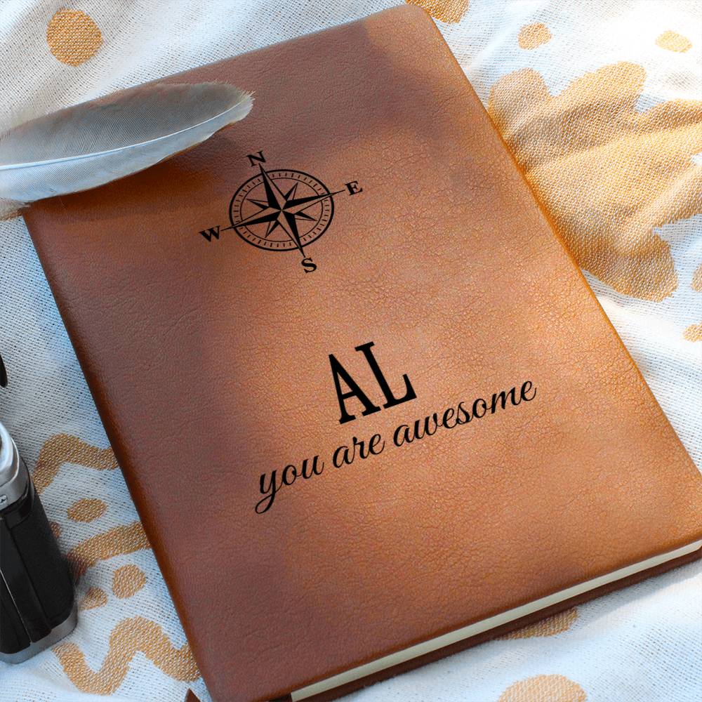 Al Journal - Personalized Gifts for Men - Custom Name Leather Notebooks for Him