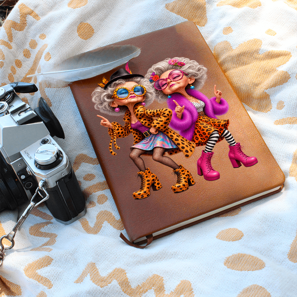 Journal for Women - Gifts for Best Friends Funny - Best Friend Birthday Gifts for Her - Leather Journal