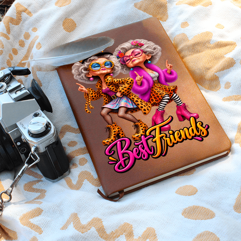 Best Friend Journal for Women - Funny Bestie Gifts for Her - Cute Friendship Notebook with Lined Pages