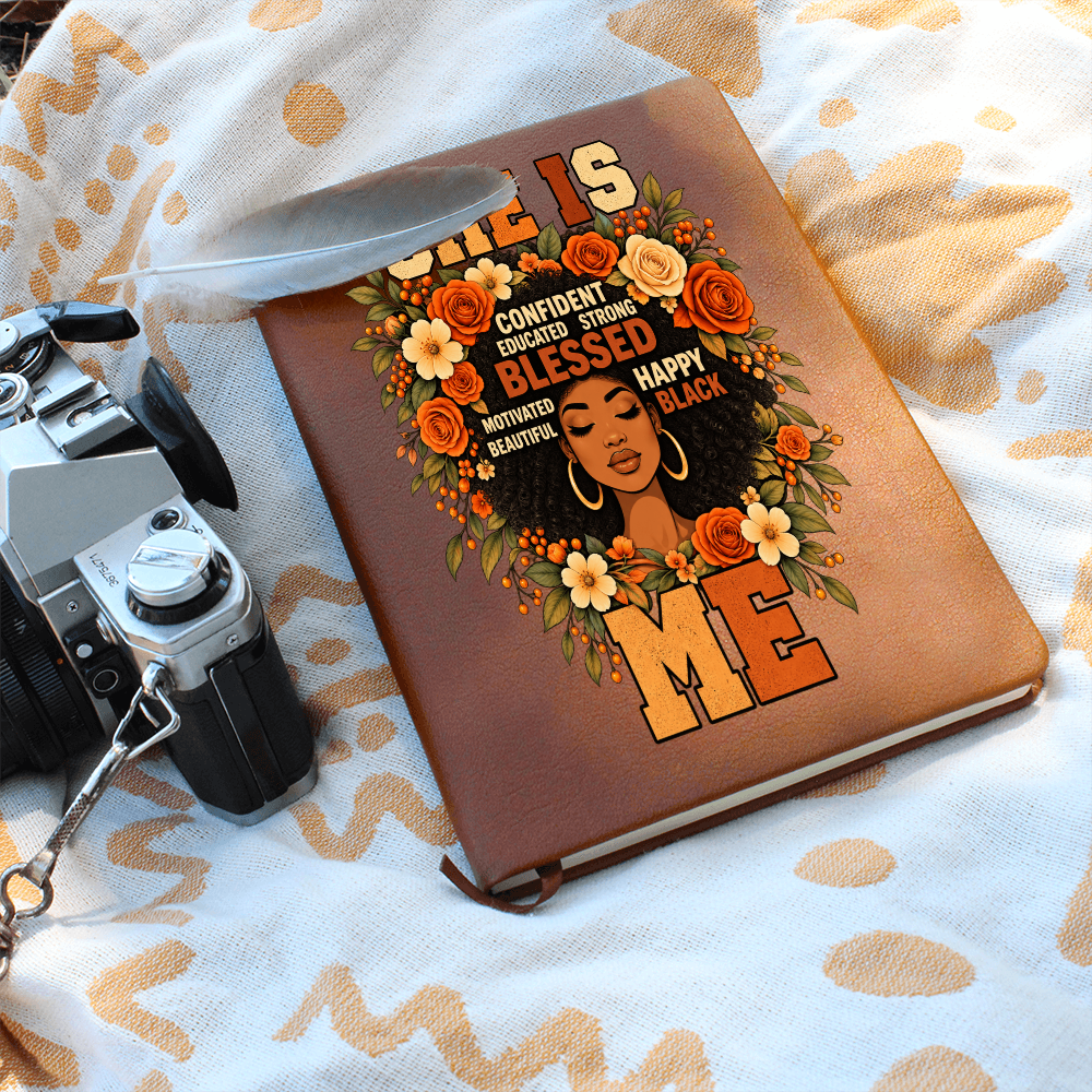 Black Women Affirmation Journal - She Is Blessed Notebook - African American Women Empowerment Gifts