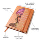 God Says I Am Journal - Notebook for African American - Black Women Leather Journal