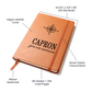 Capron Journal - Personalized Leather Journal with Name - Custom Notebook for Men