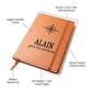 Alain Journal - Personalized Leather Journal Custom Name