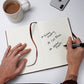 Caleb Journal - Personalized Leather Journal Custom Name