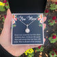 New Mom Necklace Gift, Eternal Hope Pendant Gift with Heartfelt Message Card, Baby Shower Push Present