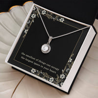 Load image into Gallery viewer, Expecting Mom Necklace – Mother’s Day or Christmas Gift for Mama to Be – Smallest Things Eternal Hope Pendant ShineOn Fulfillment
