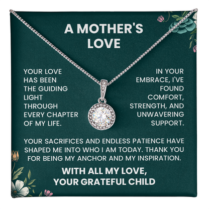 Thank You Mom Necklace – Gratitude Gift from Daughter or Son | Appreciation Jewelry for Mom - Thank You Mother's Day Gift - Thank You Gift for Mom