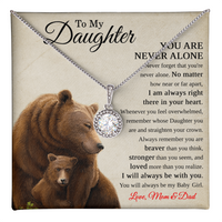 Load image into Gallery viewer, To My Daughter Gift from Mom and Dad - Eternal Hope Pendant Necklace
