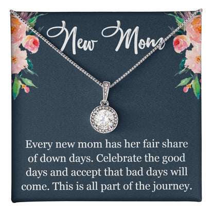Mother’s Day Necklace for New Mom – Christmas or Birthday Gift for First Time Mother - 1st Time Mom Mother's Day Gift